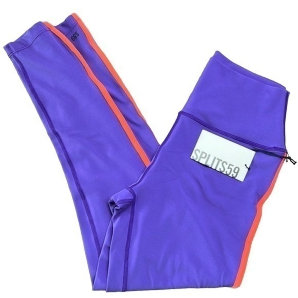Splits59 - ‘Amber Airweight’ High Waist 7/8 Purp/Orange SZ:L NWT